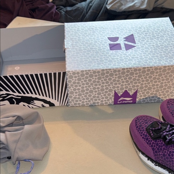 Li-Ling Way of Wade Limited Edition syn Sting Ray skin Purple all star Size 15 - Picture 16 of 16